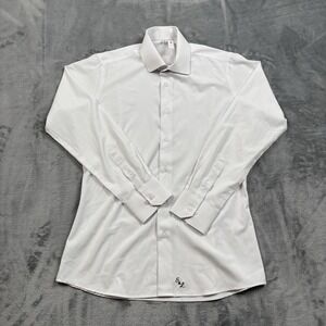 State and Liberty Men's Size Small Dress Shirt White Athletic Fit